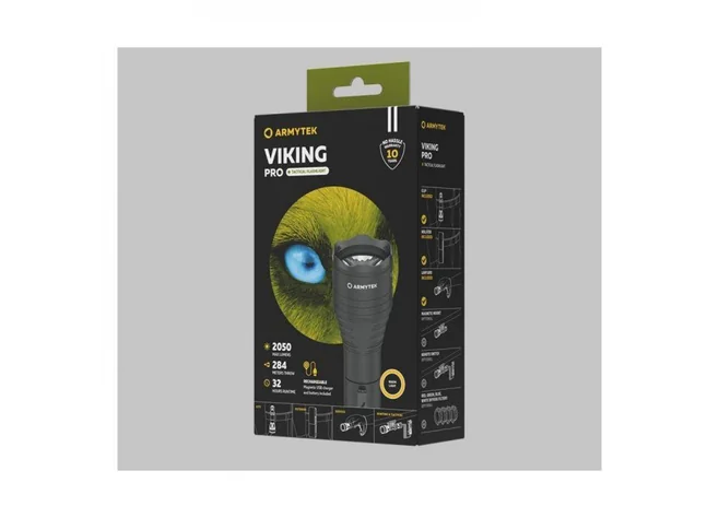 Ліхтар Armytek Viking Pro (Magnet USB) 2050 lm Фото 3